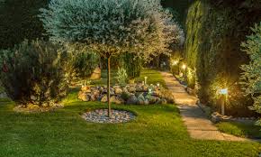 Landscaped garden lighting